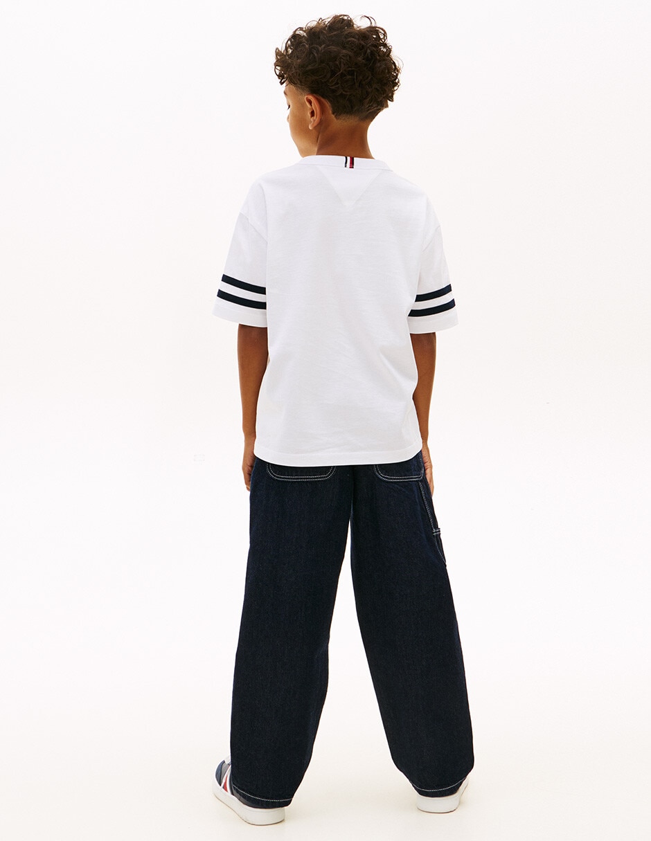 Playera Tommy manga corta para niño