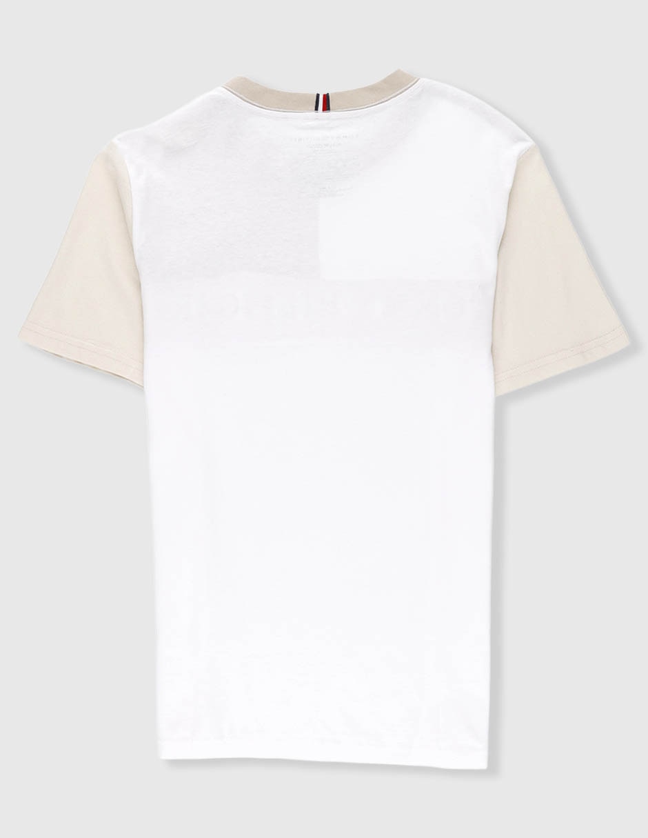 Playera tommy manga corta para niño