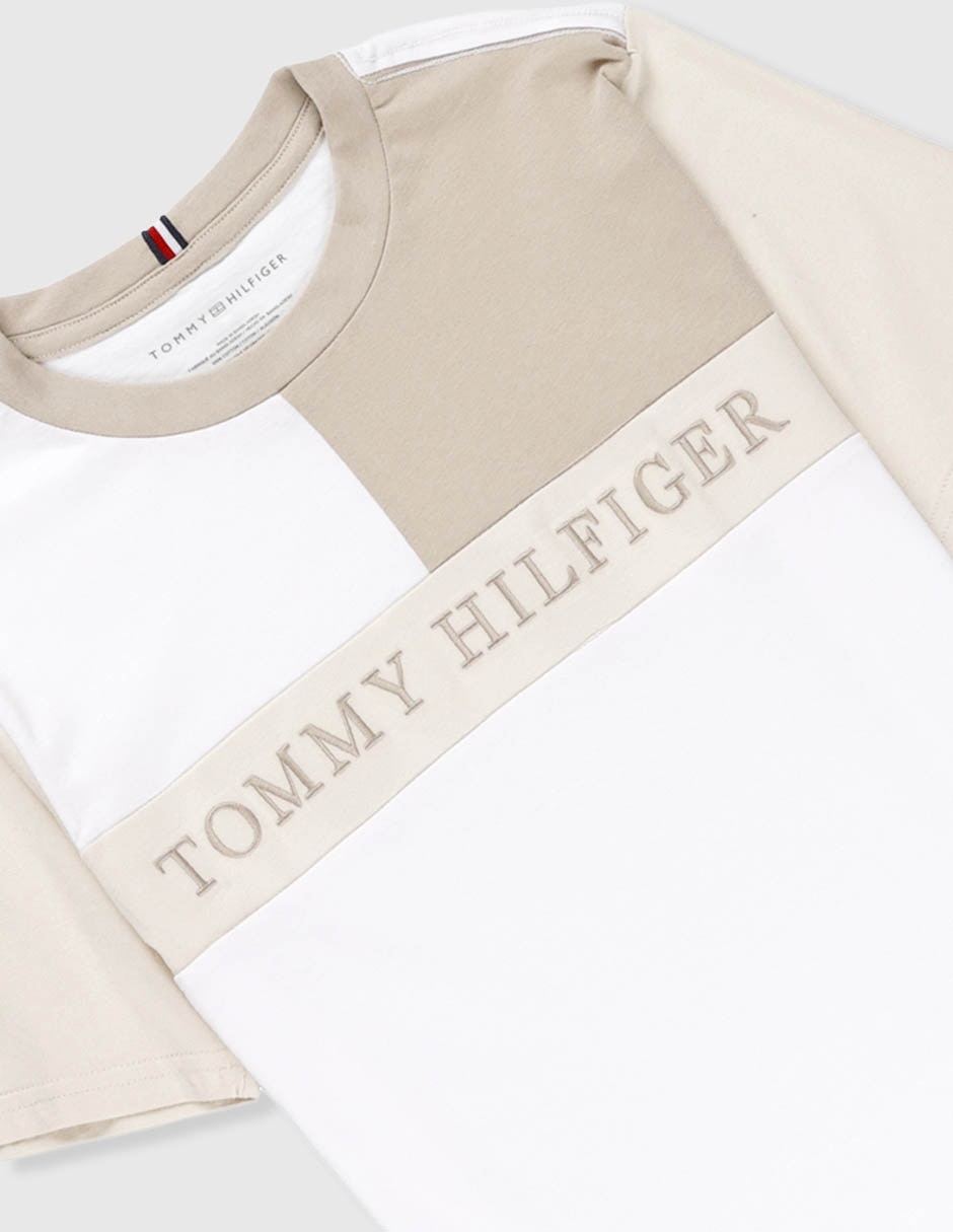 Playera tommy manga corta para niño