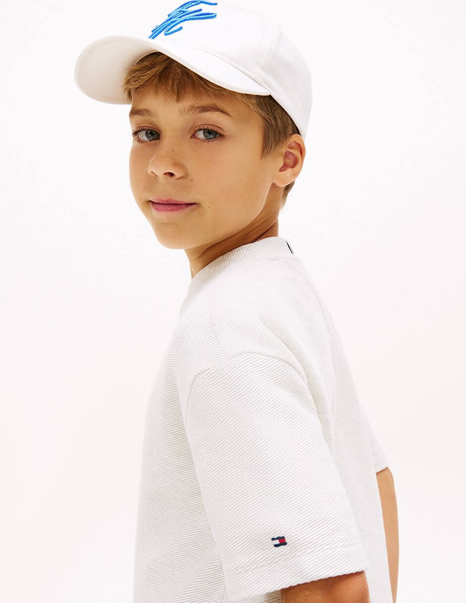 Playera Tommy manga corta para niño