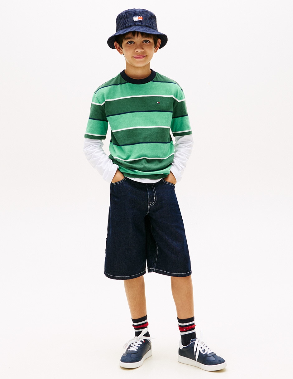 Playera Tommy manga corta para niño