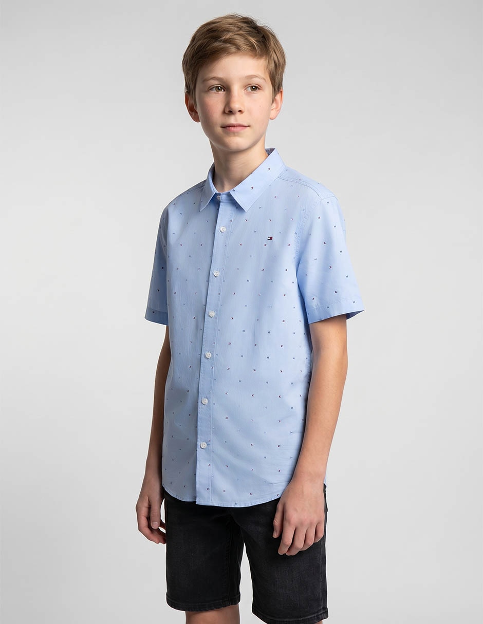 Camisa Hilfiger de algodón para niño