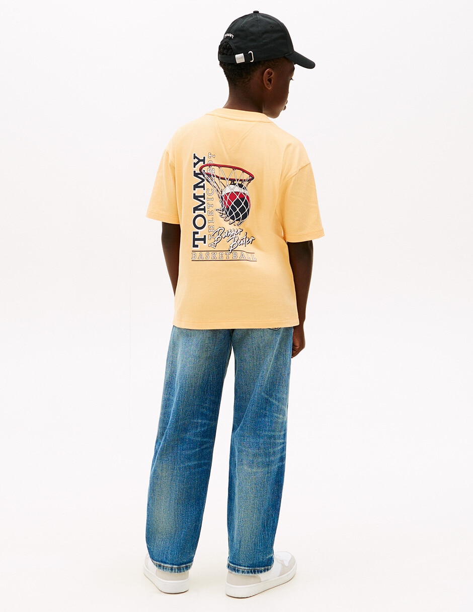 Playera Tommy Hilfiger manga corta para niño