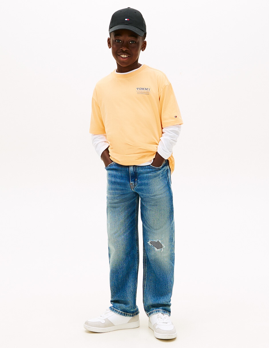 Playera Tommy Hilfiger manga corta para niño