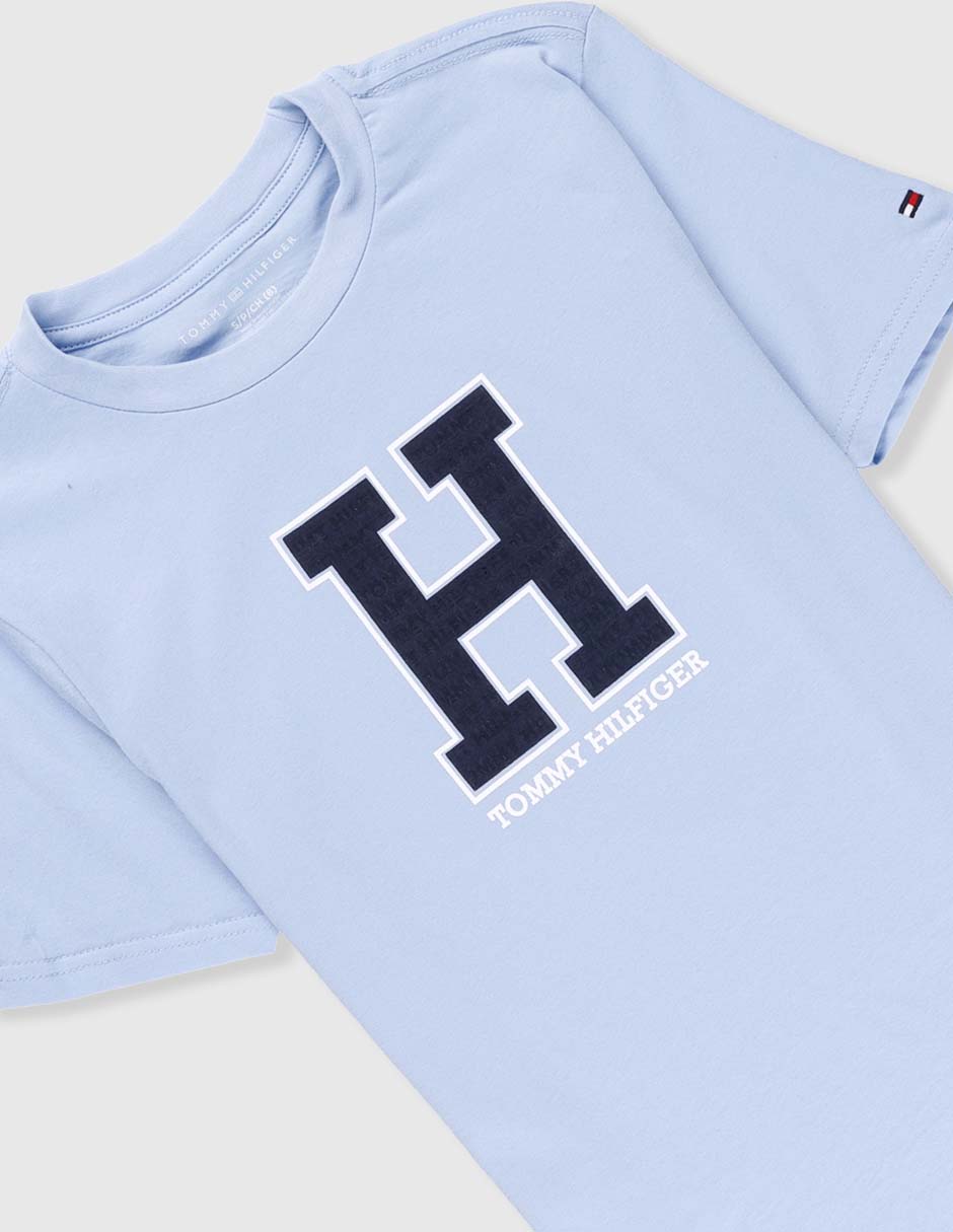 Playera Tommy manga corta para niño