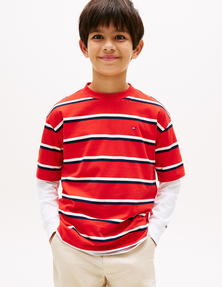 Playera manga corta para niño Playera manga corta para niño