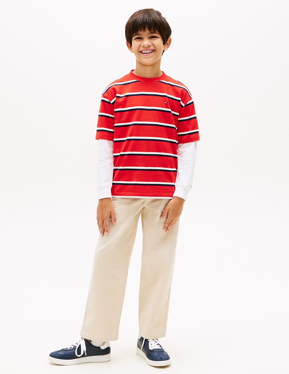 Playera manga corta para niño