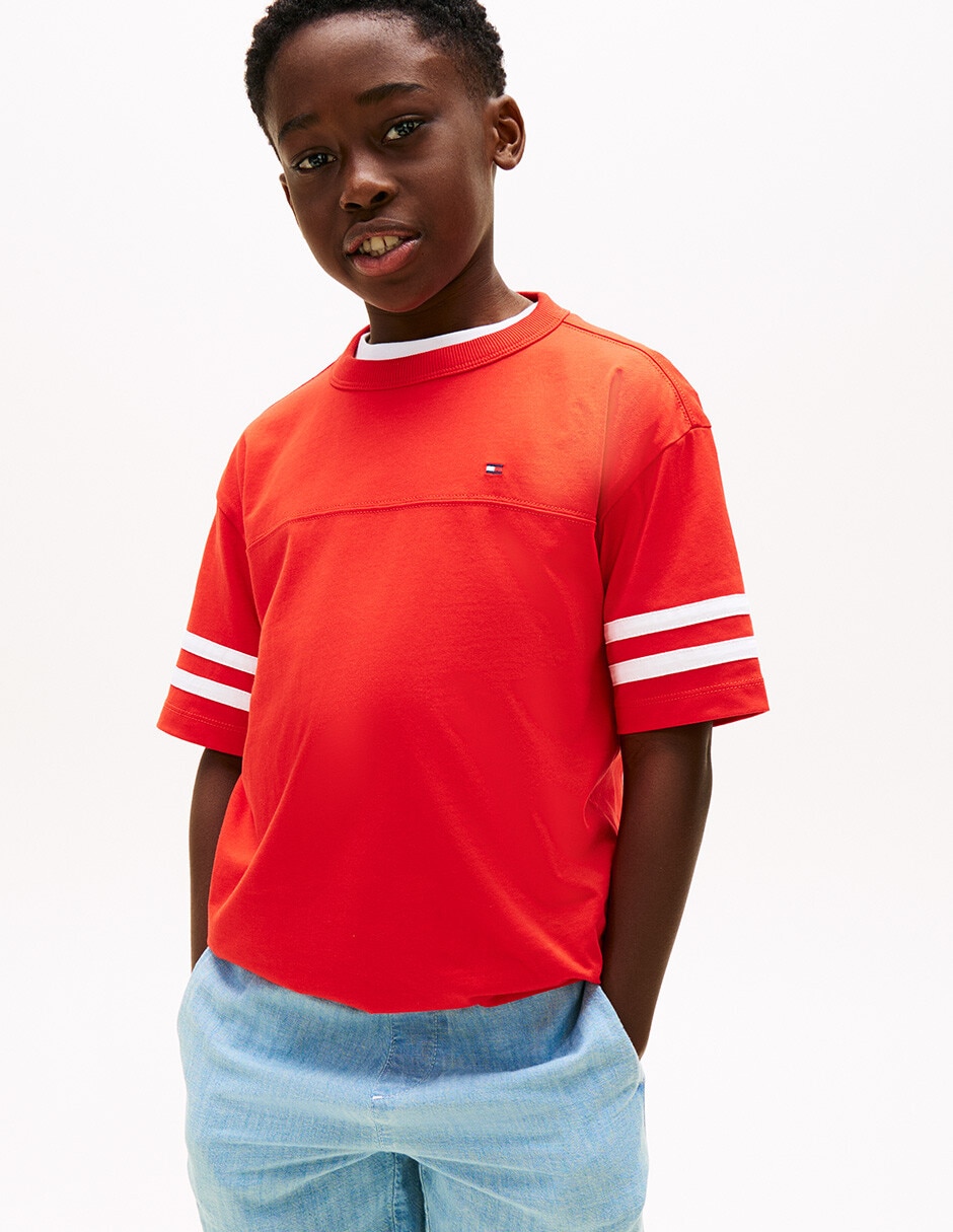 Playera manga corta para niño