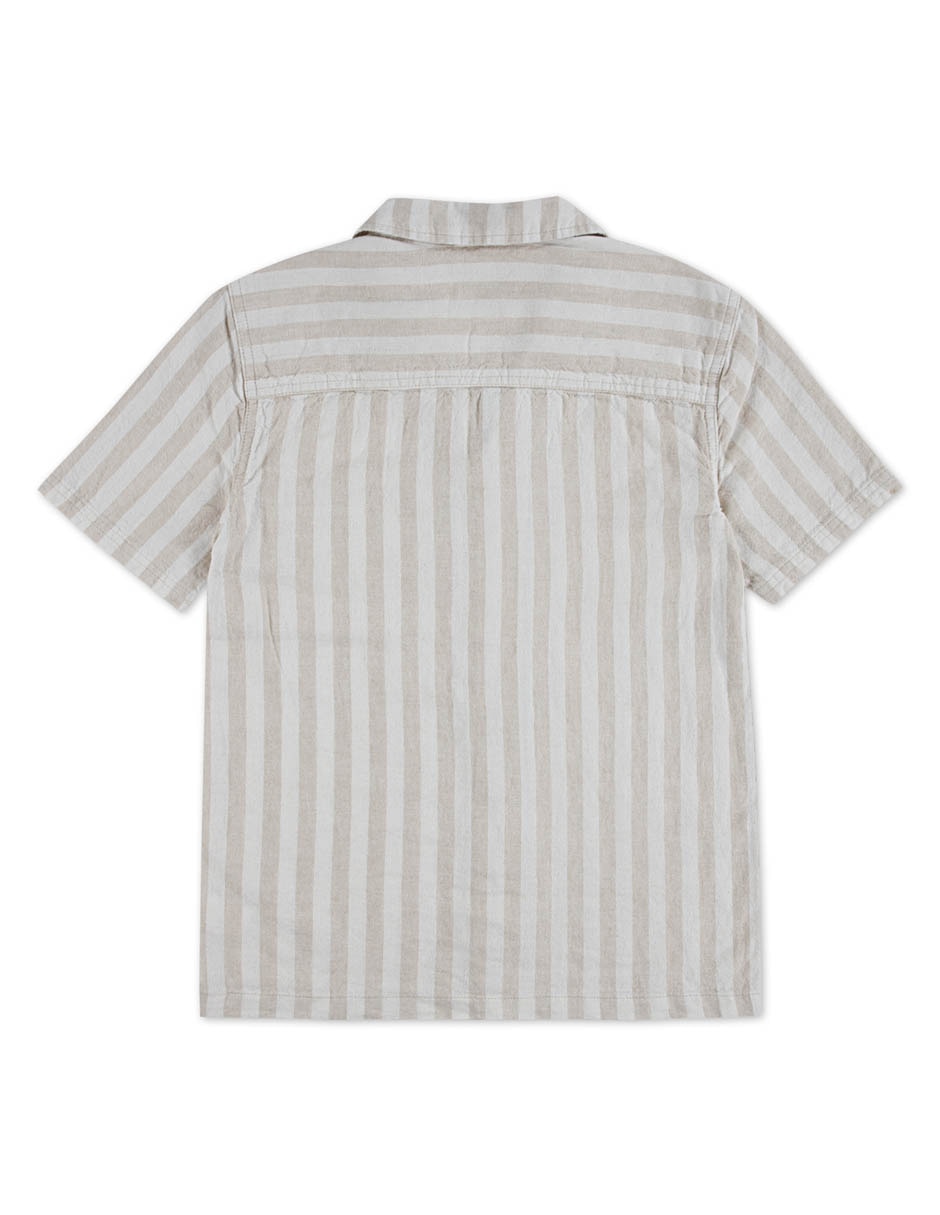 Camisa casual Abercrombie & Fitch de algodón manga corta para niño