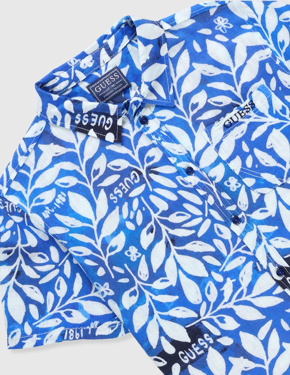 Camisa casual Guess manga corta para niño