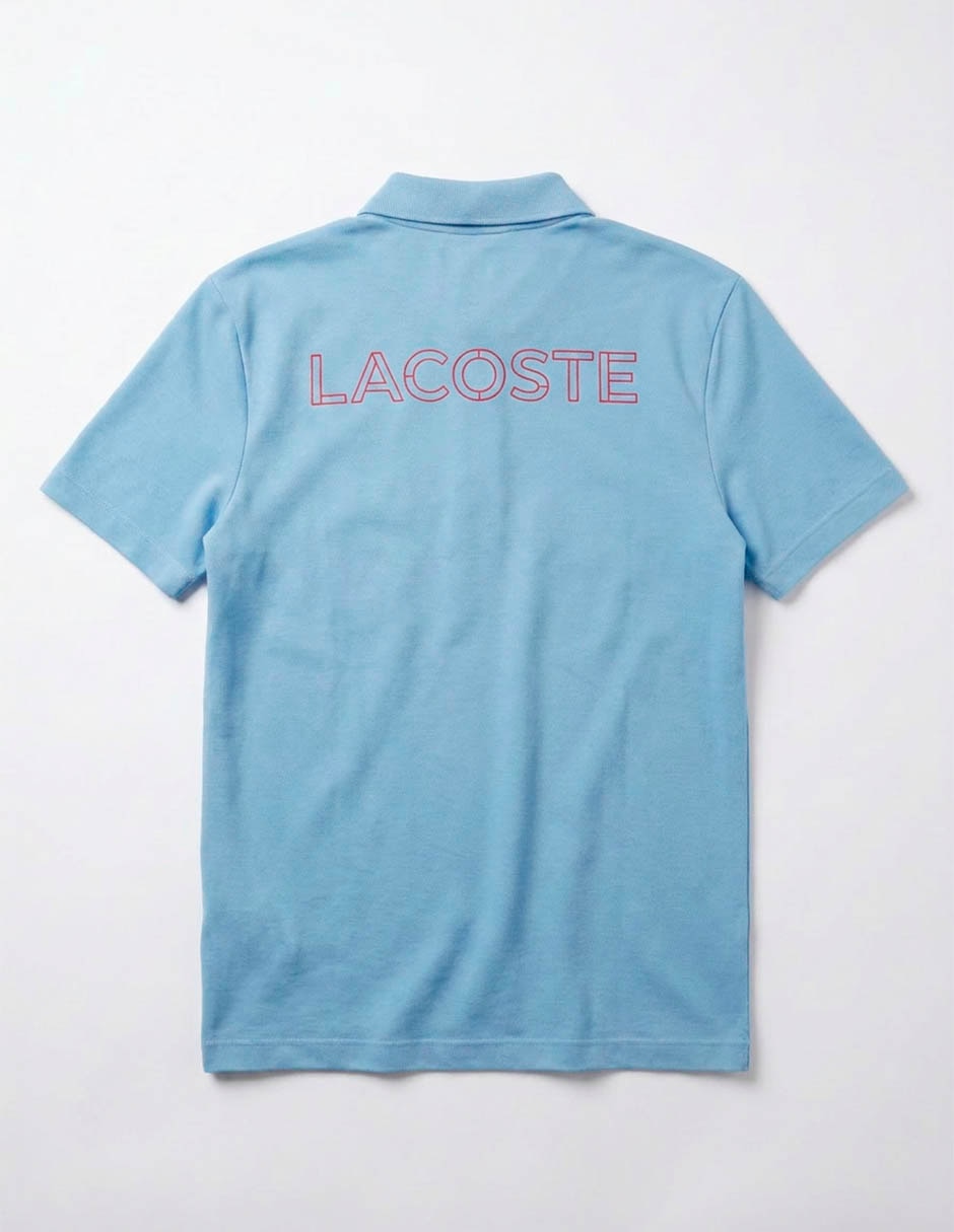 Playera tipo polo Lacoste de algodón para niño