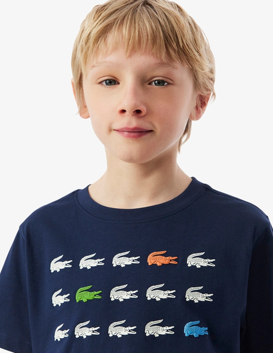 Playera core manga corta para niño 4