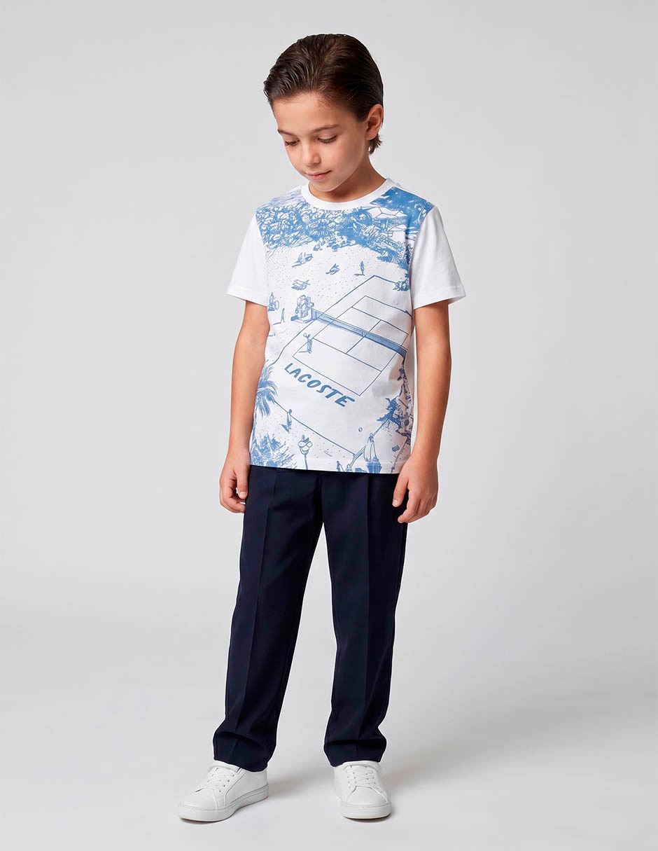Playera manga corta para niño