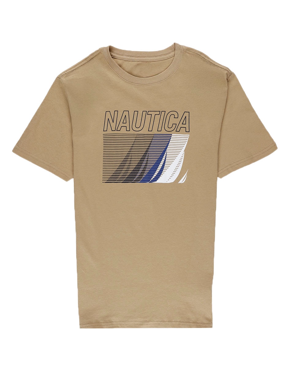 Playera Nautica manga corta para niño
