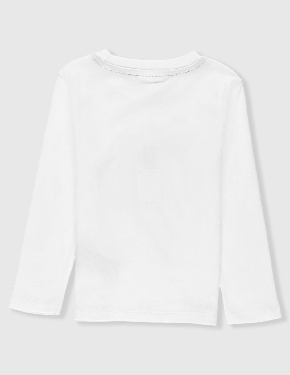 Playera lacoste 546 - rotation 1 manga larga para niño