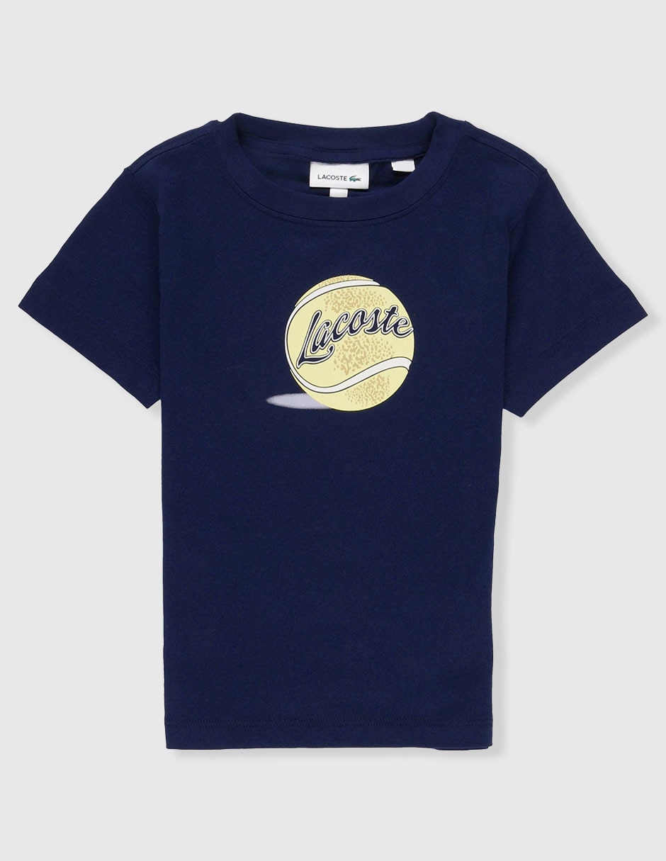Playera lacoste 544 - core manga corta para niño