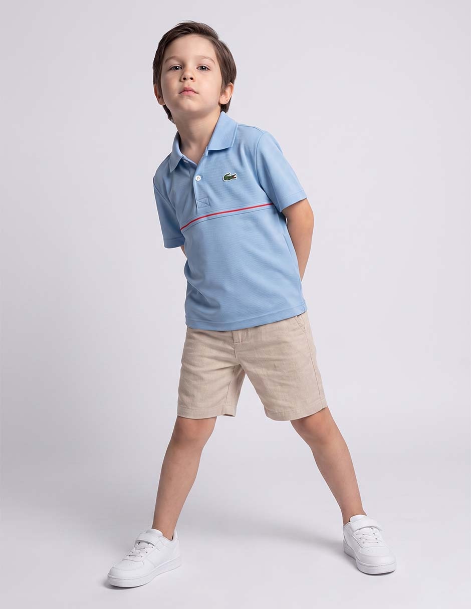Playera tipo polo para niño Playera tipo polo para niño