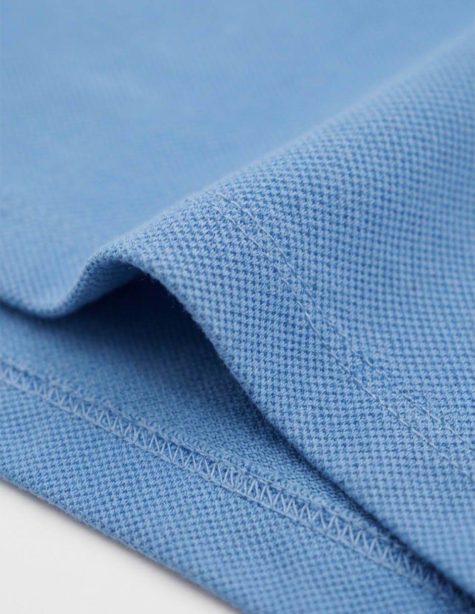 Playera tipo polo de algodón para niño 6