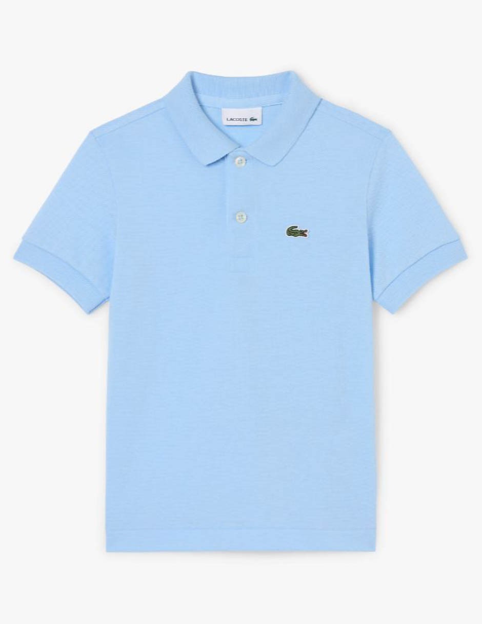 Playera tipo polo Lacoste de algodón para niño