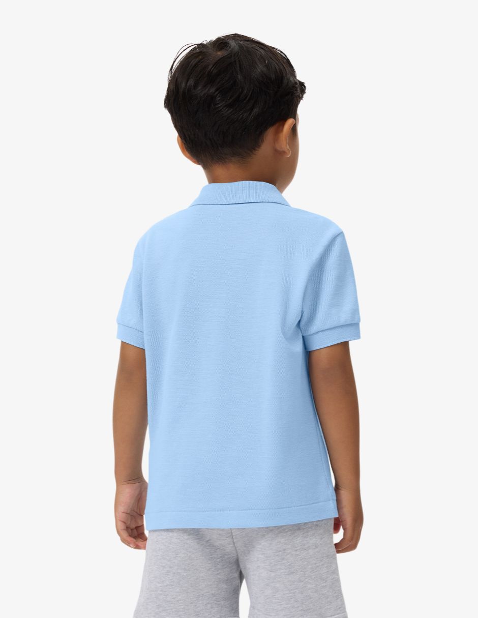 Playera tipo polo Lacoste de algodón para niño