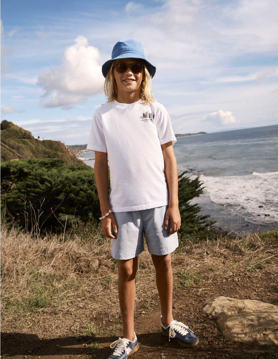 Playera manga corta para niño