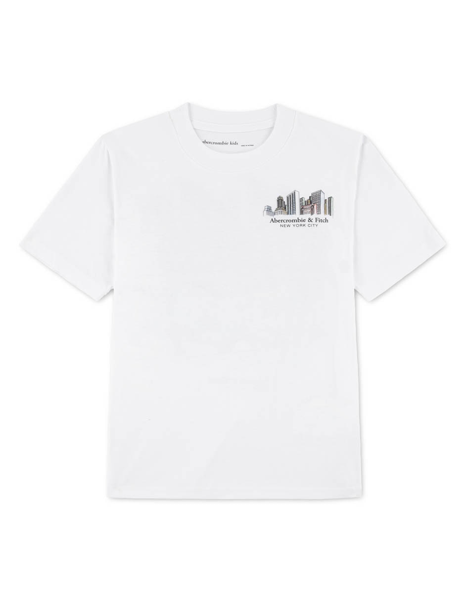 Playera manga corta para niño