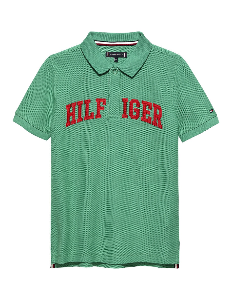Playera tipo polo Hilfiger de algodón para niño 1