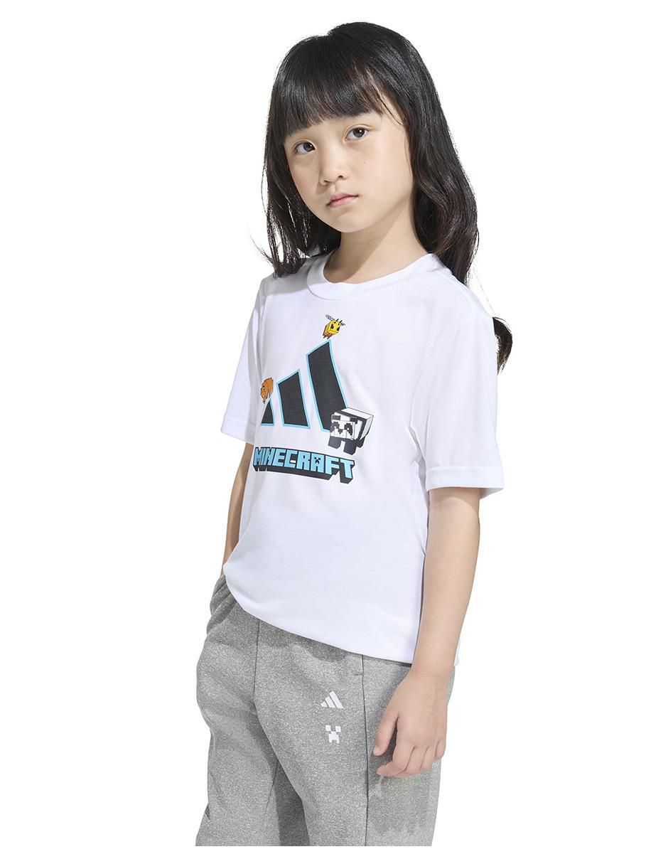 Playera Minecraft manga corta infantil Playera Minecraft manga corta infantil