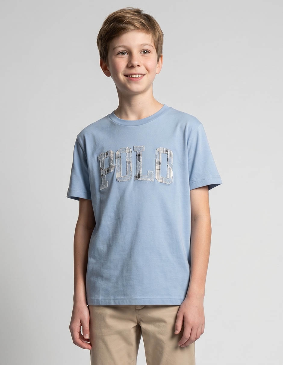 Playera manga corta para niño