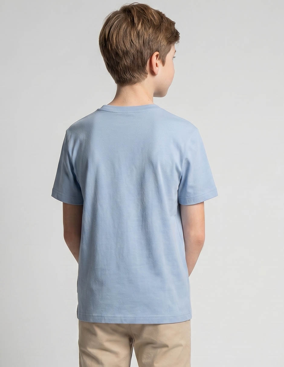 Playera Polo manga corta para niño