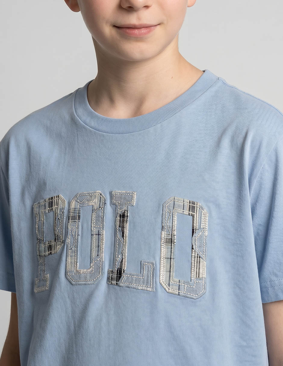 Playera Polo manga corta para niño