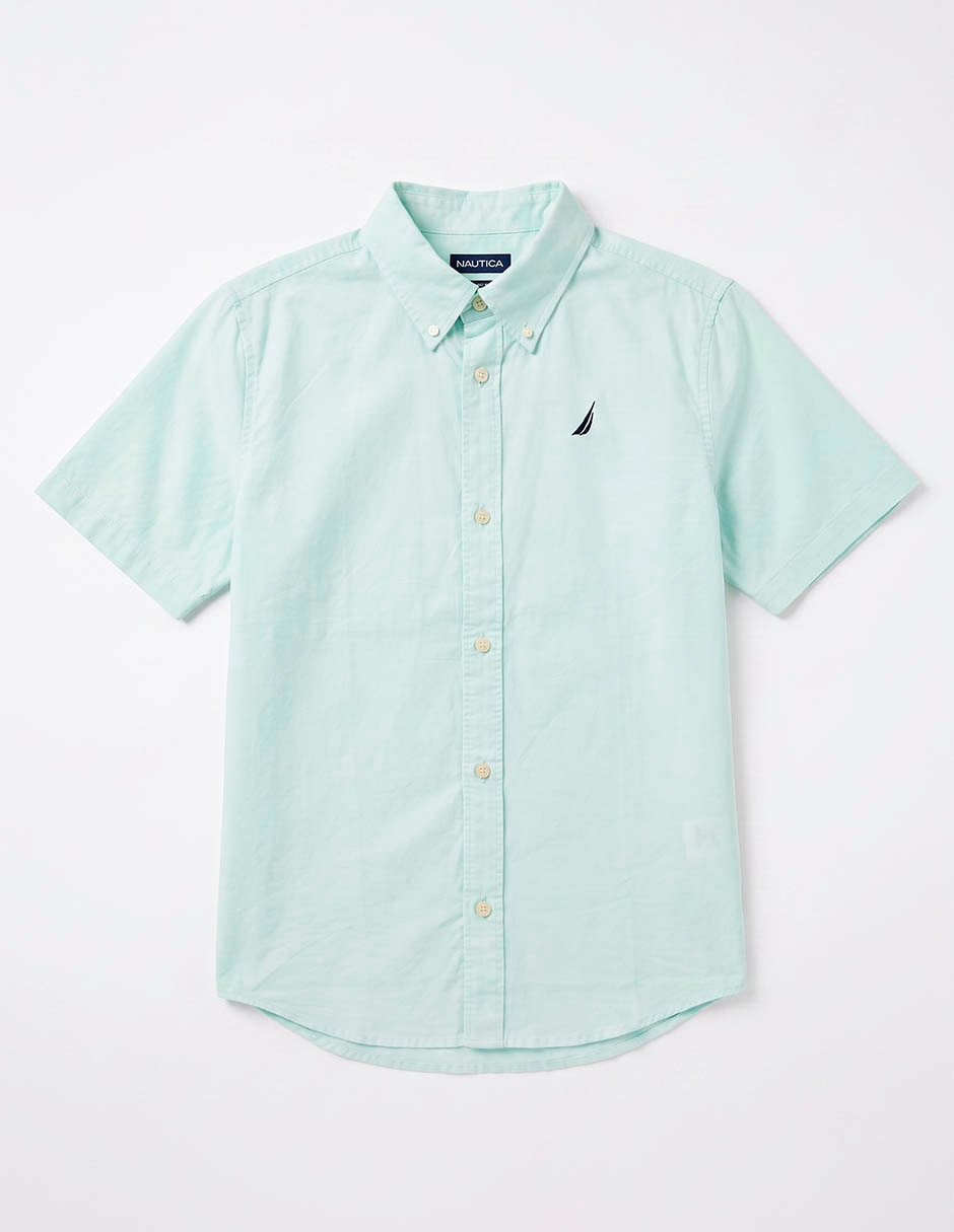 Camisa casual de algodón manga corta para niño 2