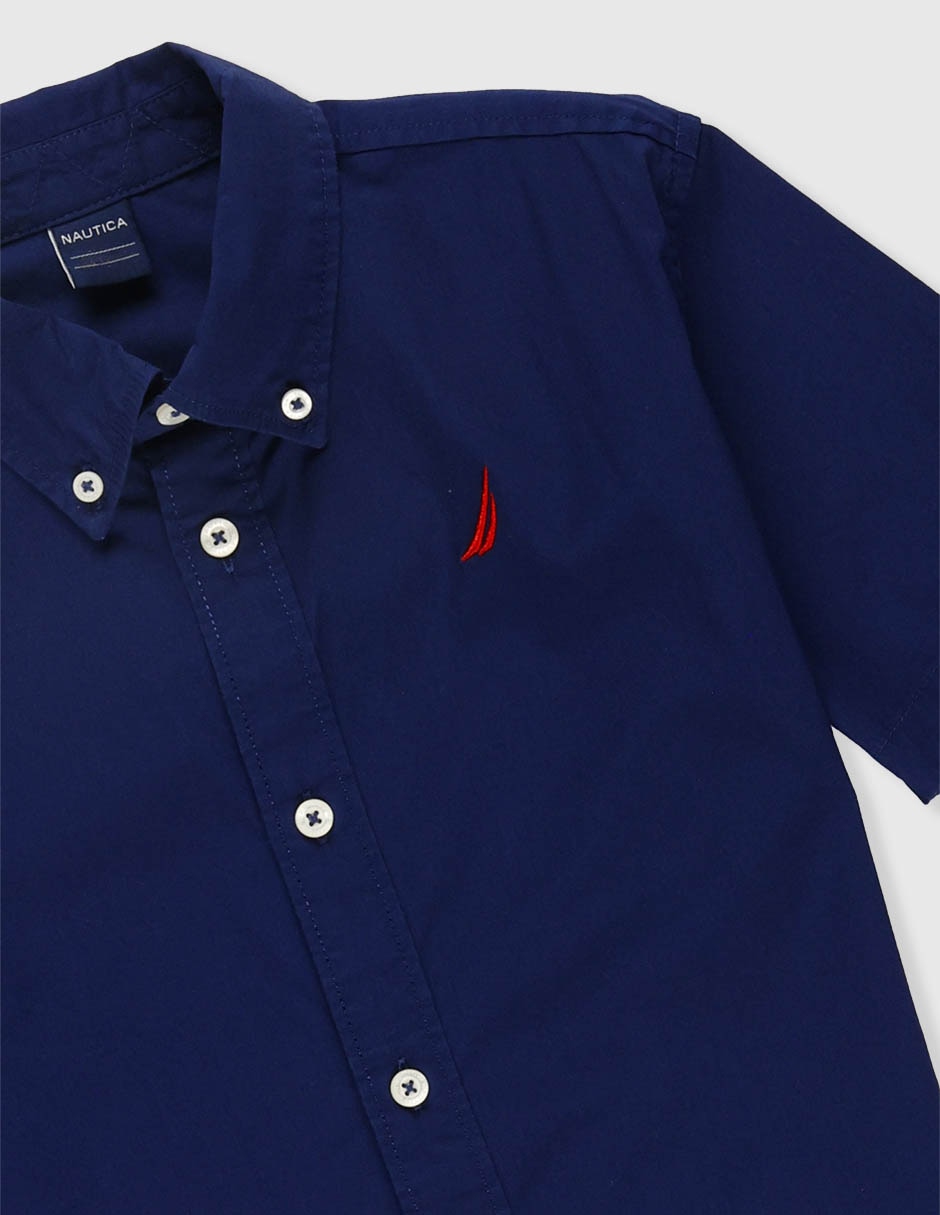 Camisa casual moda de algodón manga corta para niño 3