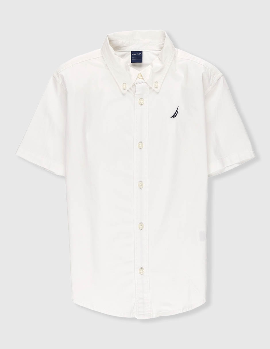 Camisa casual moda "de" algodón "manga" corta "para" niños grandes niño 1