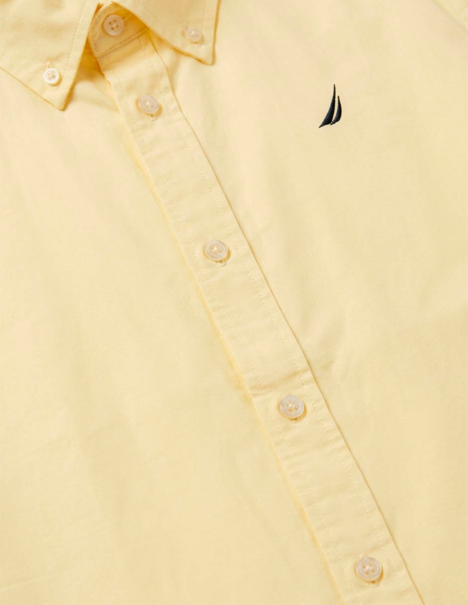 Camisa casual nautica de algodón manga corta para niño