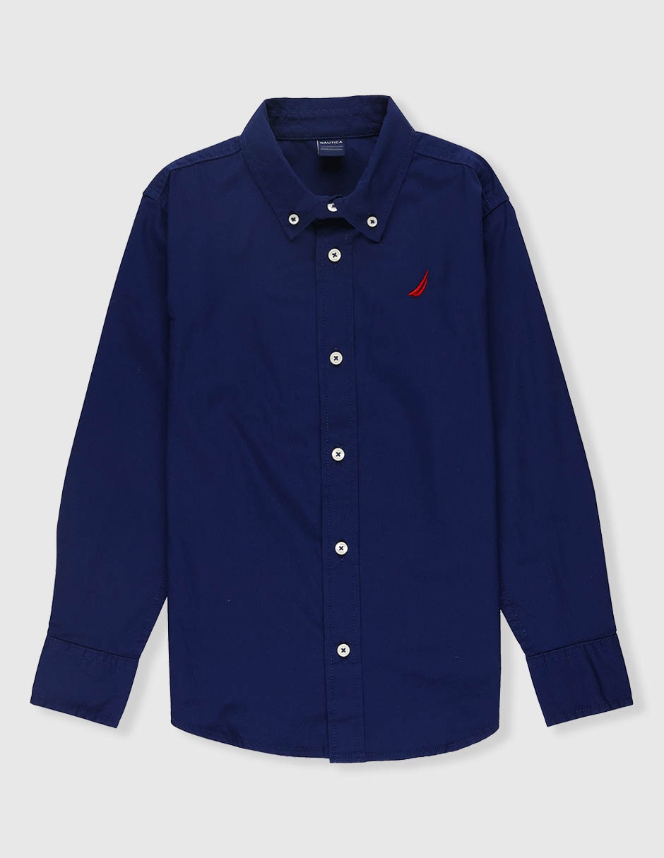 Camisa casual moda de algodón manga larga para niño