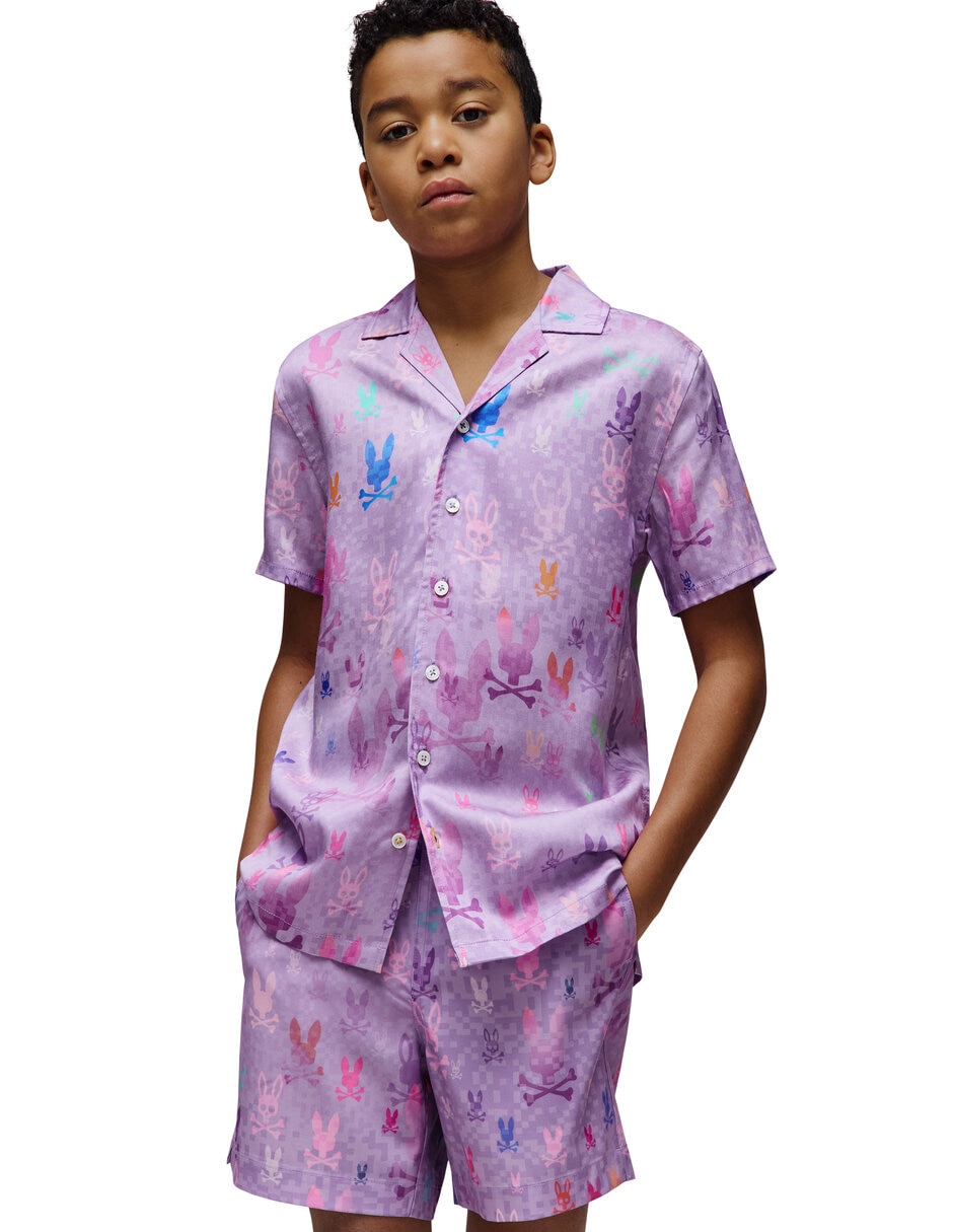 Camisa casual manga corta para niño