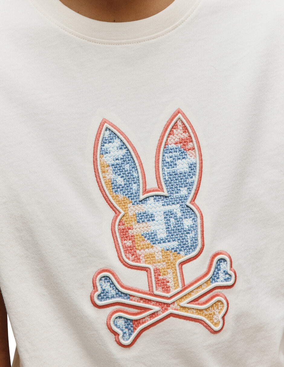 Playera Psycho Bunny manga corta para niño