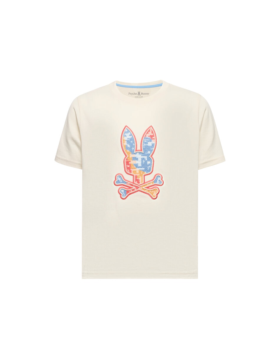 Playera Psycho Bunny manga corta para niño