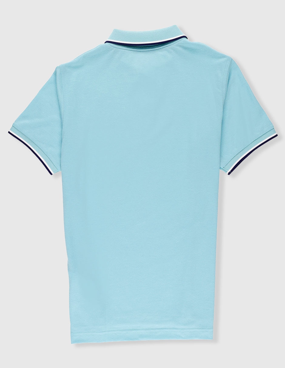 Playera tipo polo Psycho Bunny de algodón para niño