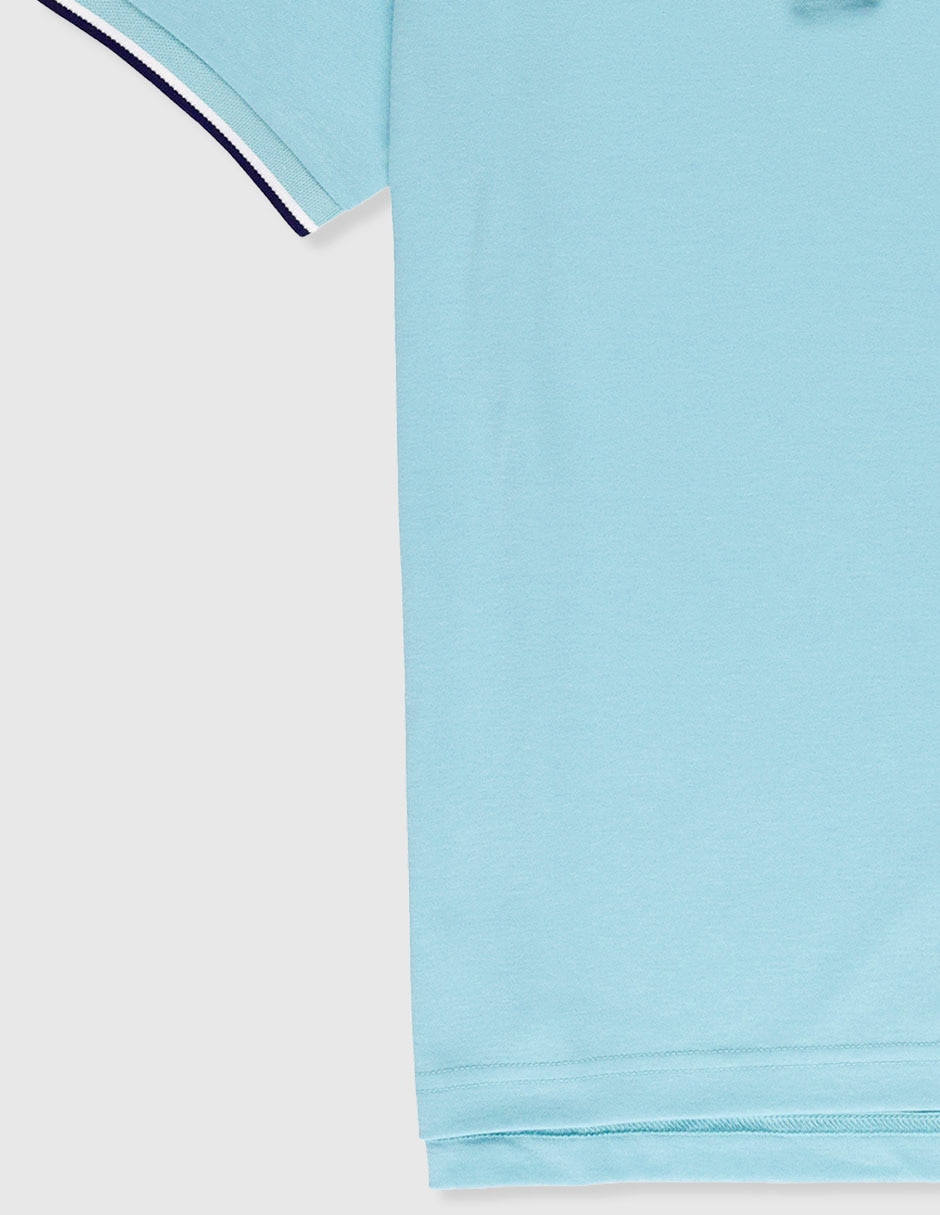 Playera tipo polo Psycho Bunny de algodón para niño