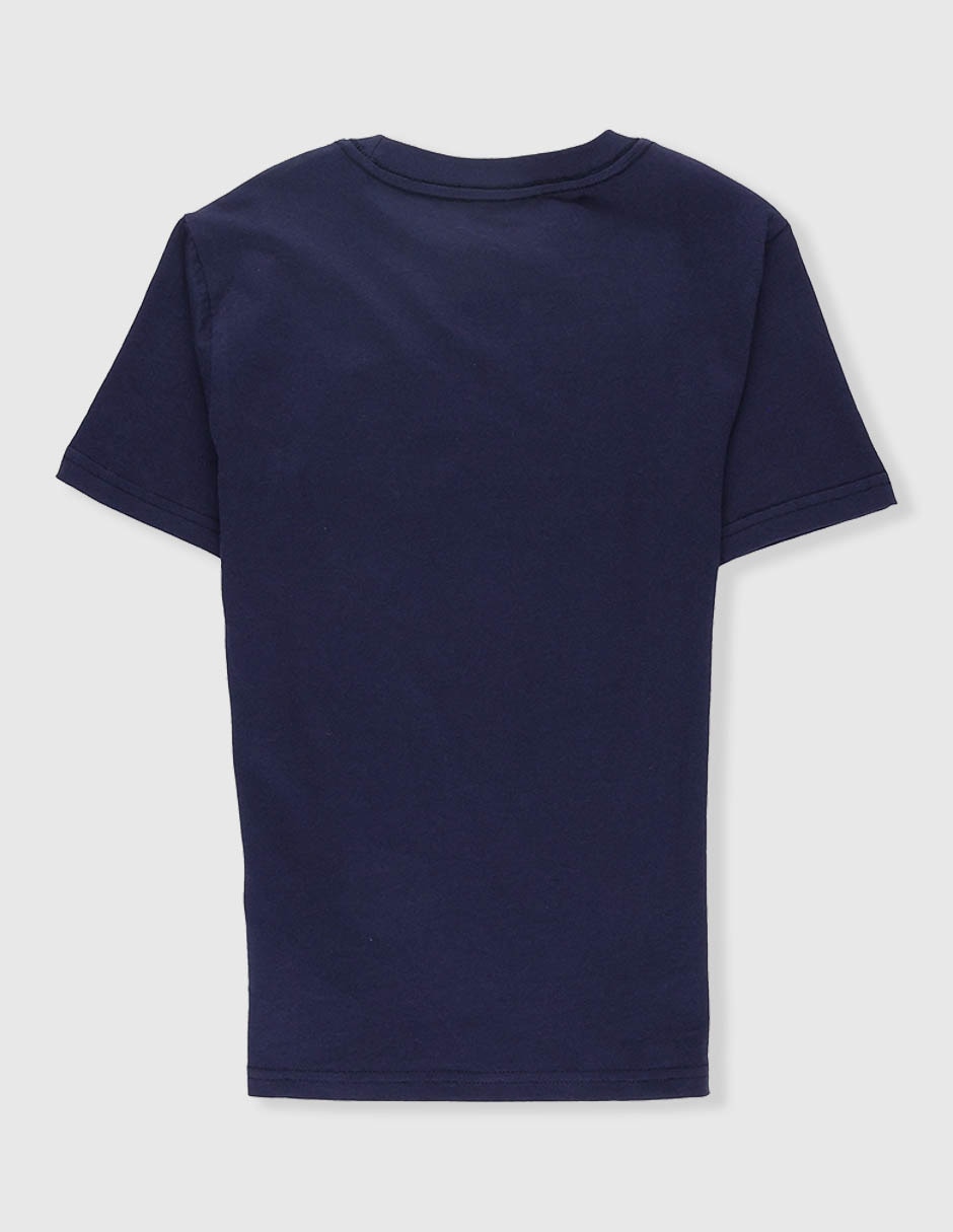 Playera nautica moda manga corta para niño
