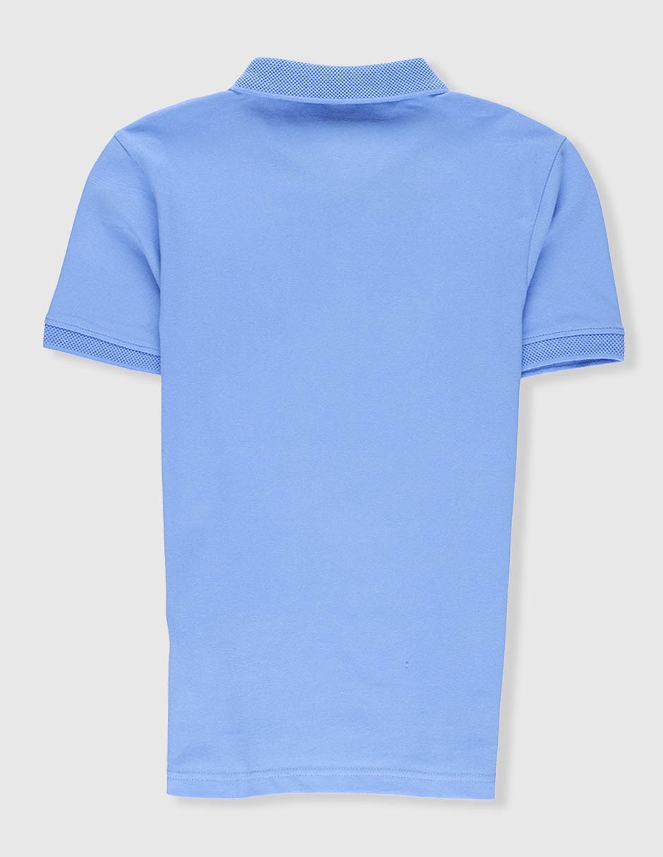 Playera tipo polo nautica moda de algodón para niño