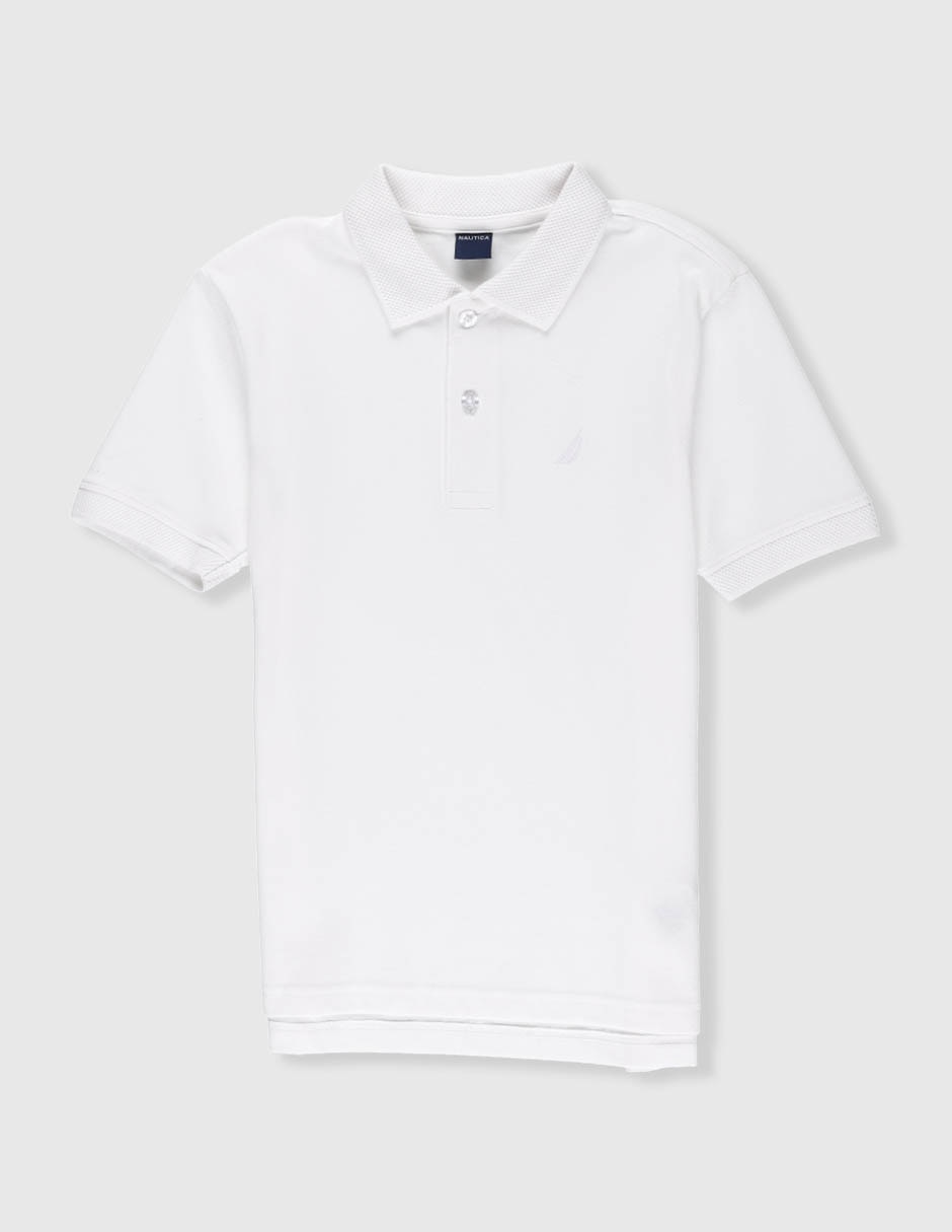 Playera tipo polo moda de algodón para niño 1