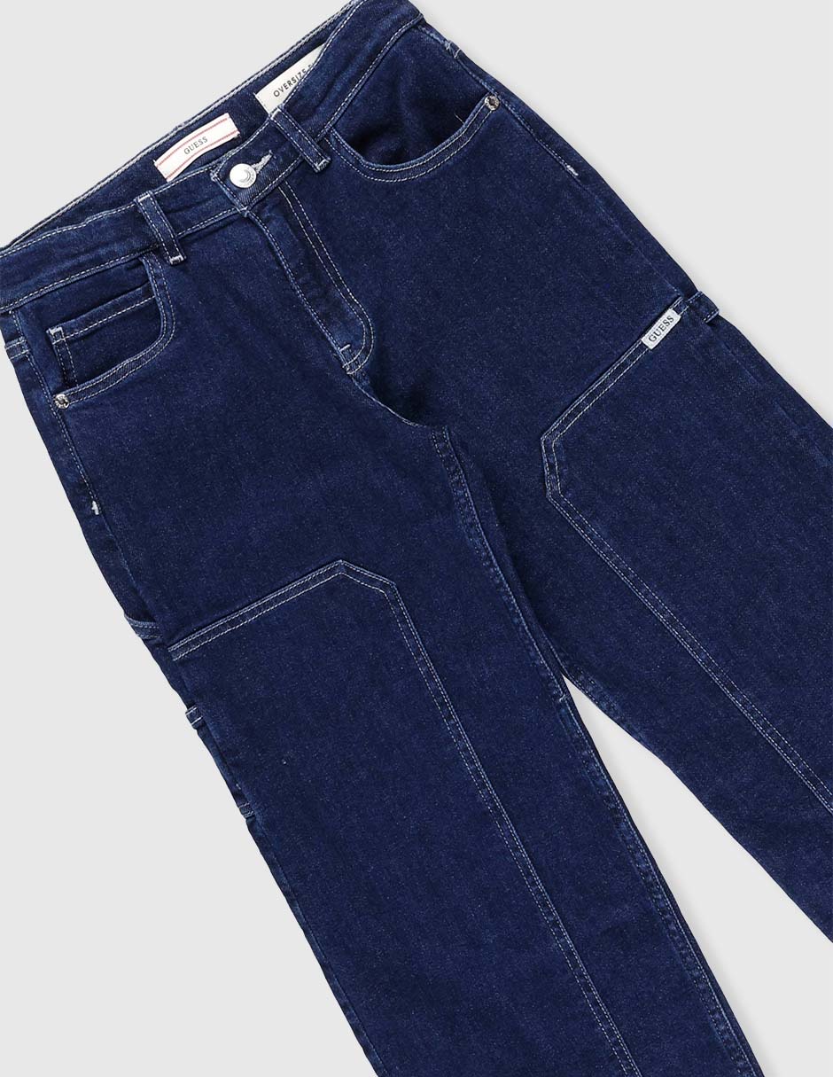 Jeans baggy lavado obscuro para niño 3
