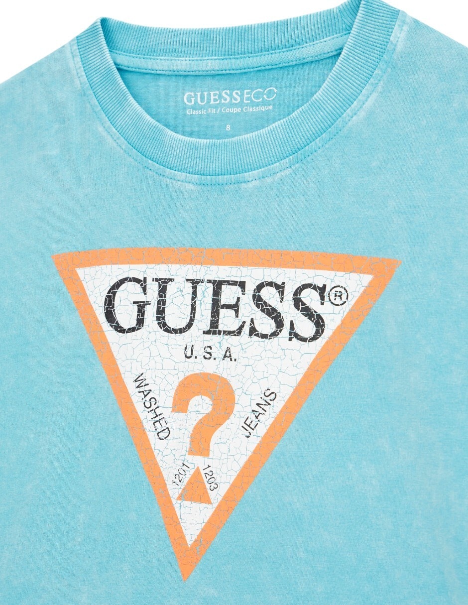 Playera Guess manga corta para niño