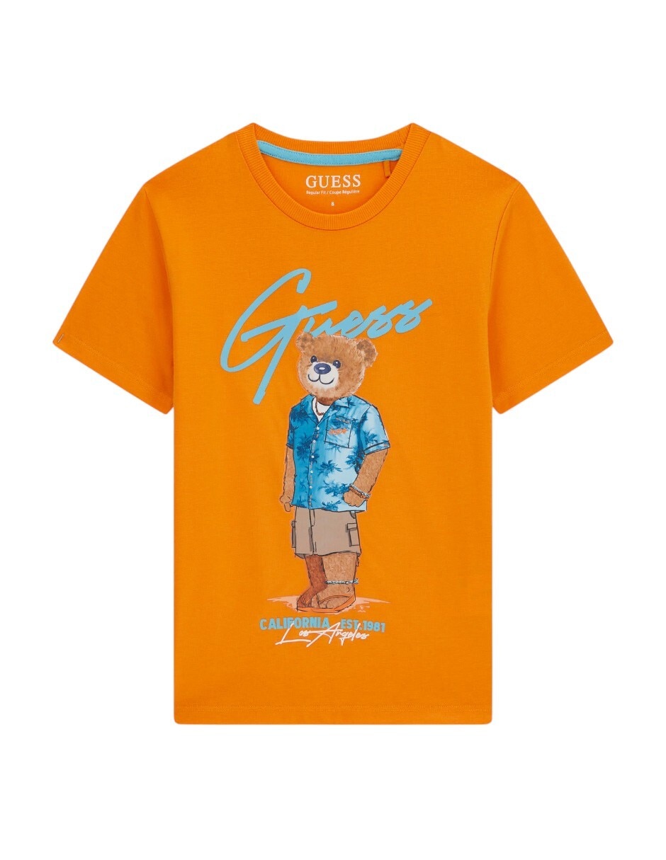 Playera manga corta para niño