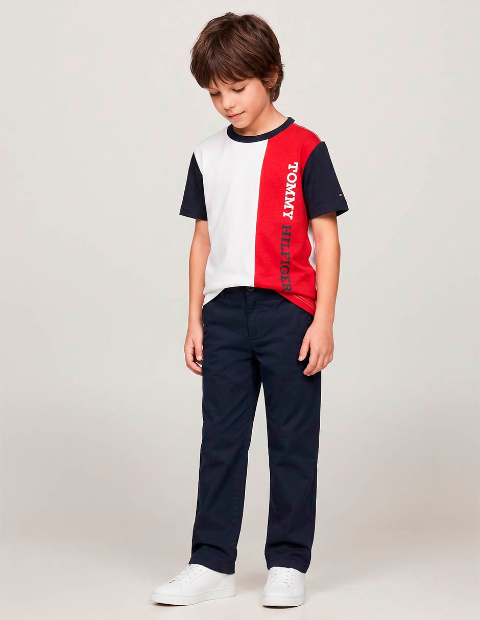 Playera hilfiger manga corta para niño