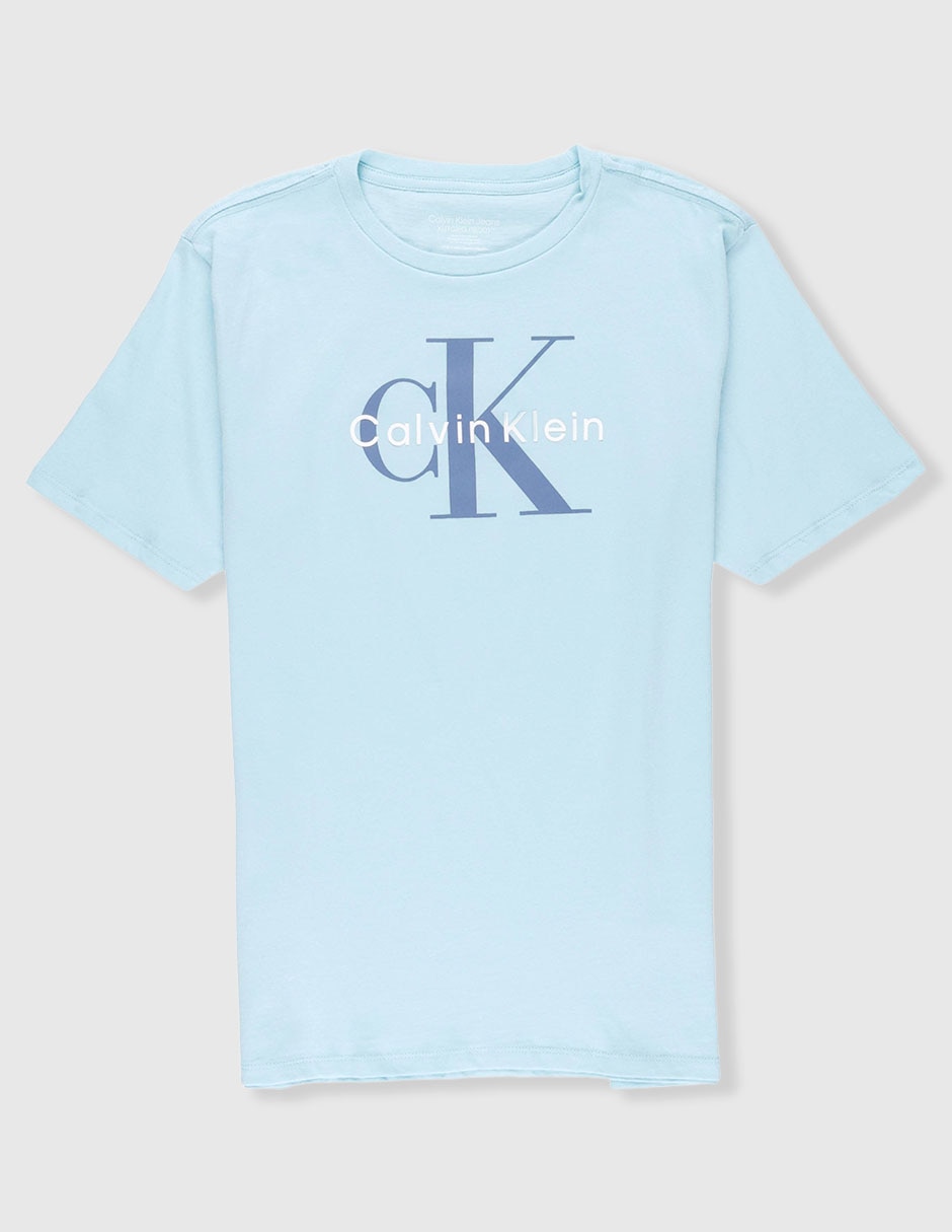 Playera ck manga corta redondo niño