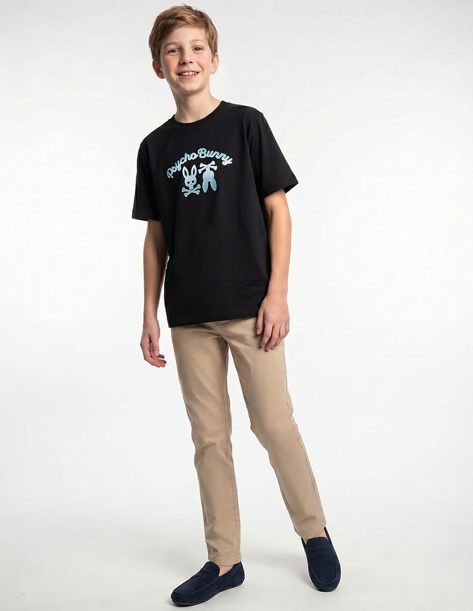 Playera manga corta para niño